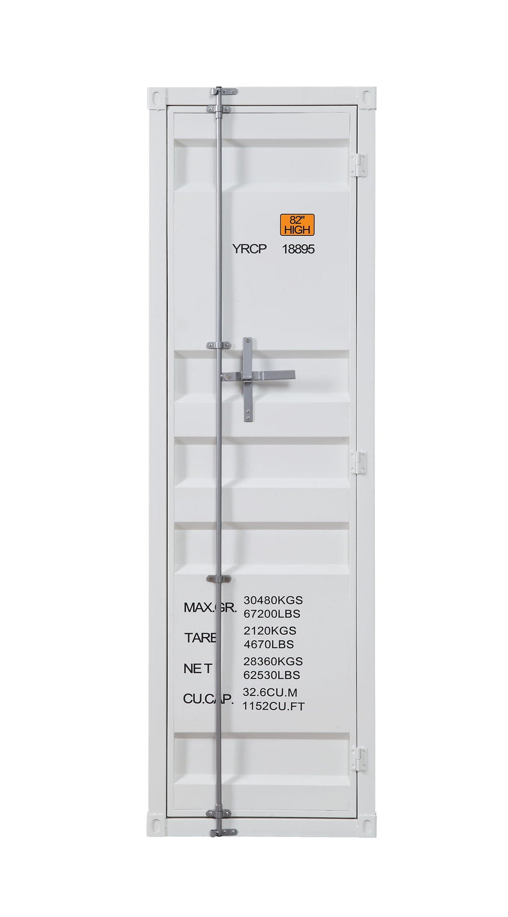 Metal Cargo Wardrobe with Industrial Lock - Blue, Red, or White