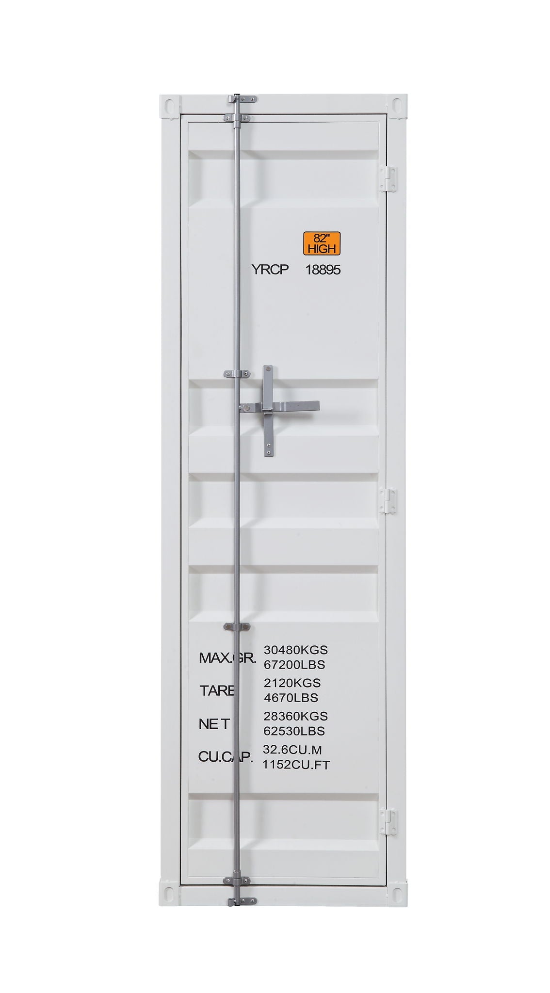 Metal Cargo Wardrobe with Industrial Lock - Blue, Red, or White
