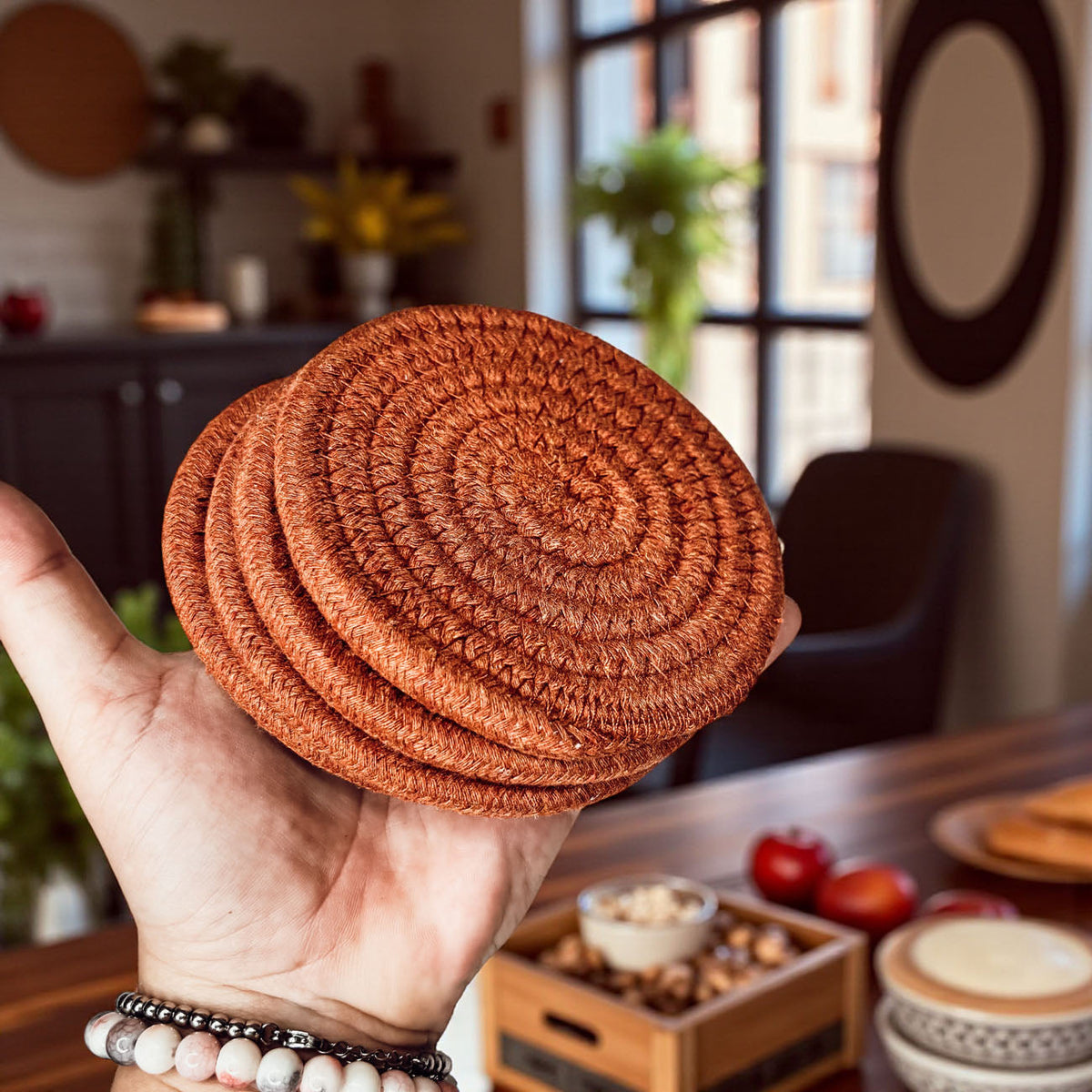 Fall Fabric Coasters