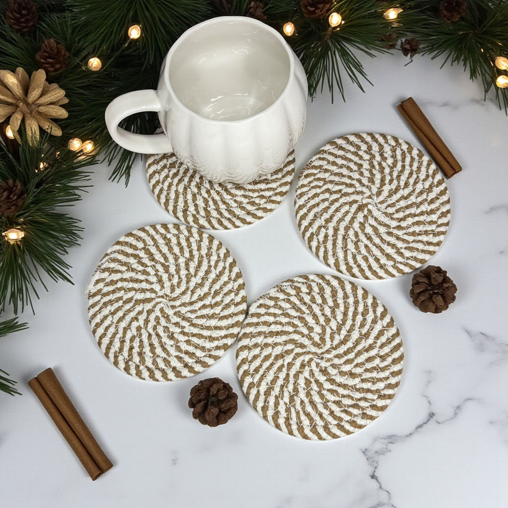 Fall Fabric Coasters