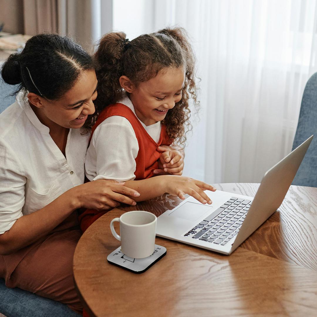 3dRose EvaDane - Funny Cartoons - Find x here it is - Coasters (cst_107310)